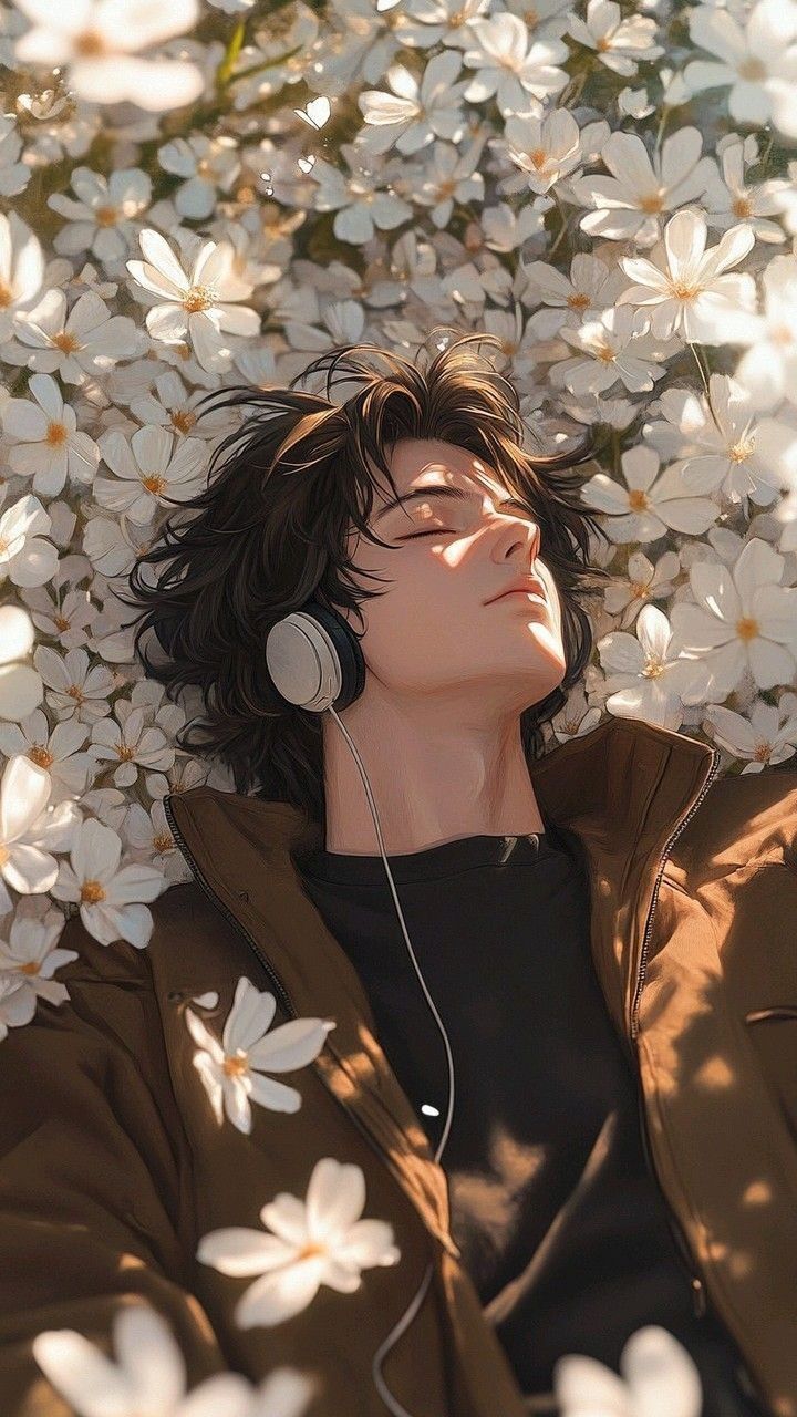 _Lost in the melody of petals 🎧🌼_